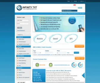 InfinitytXT.com(Singapore SMS Marketing) Screenshot