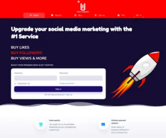 Infinityupgraders.com(Best SMM Service To Buy Instagram Followers) Screenshot