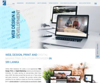 Infinitywebsolutions.biz(Web designing companies in Sri Lanka) Screenshot