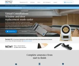 Infinitywindows.com(Fiberglass Window and Door Replacement) Screenshot