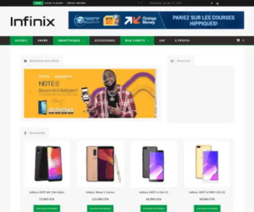 Infinixboutik.ci(Infinixboutik) Screenshot