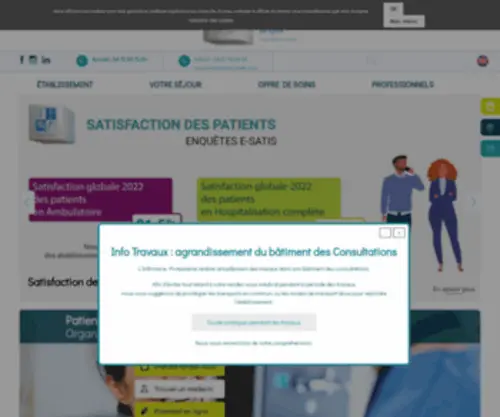 Infirmerie-Protestante.com(Clinique Lyon) Screenshot