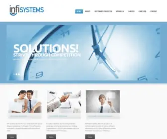 Infisystems.com(Infi Systems) Screenshot