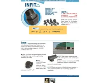 Infit.com.eg(The International Company for Fittings and Castings) Screenshot