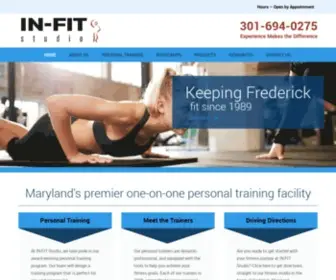 Infitstudio.com(Personal Trainer in Frederick) Screenshot