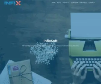 Infixsoft.com(Mobile Apps Design & Development InfixSoft) Screenshot