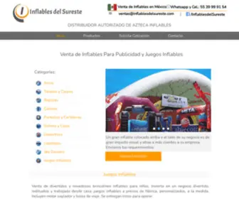 Inflablesdelsureste.com(Inflables Publicitarios) Screenshot