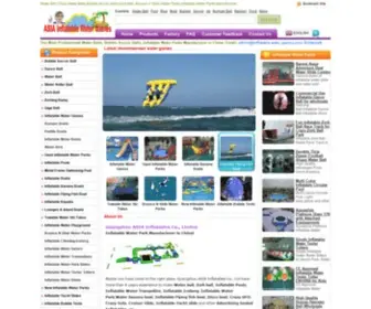 Inflatable-Water-Games.com(China Water Ball) Screenshot