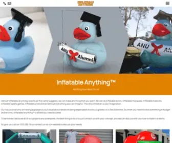 Inflatableanything.com.au(Inflatable Anything) Screenshot