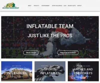 Inflatabledesigngroup.com(Best custom inflatables) Screenshot