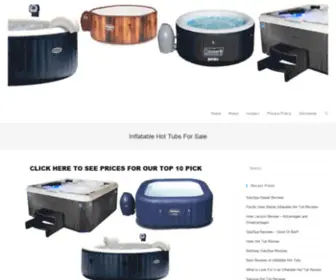 Inflatablehottubsforsale.com(Inflatable Hot Tubs For Sale) Screenshot