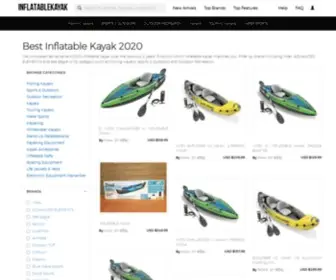 Inflatablekayak.biz(Inflatable Kayak Reviews and Sales) Screenshot