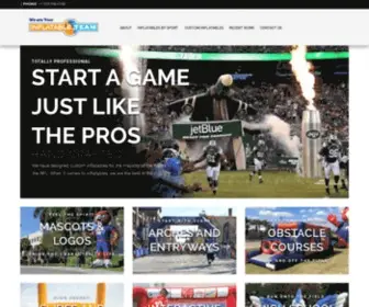 Inflatableteam.com(Inflatable Team) Screenshot
