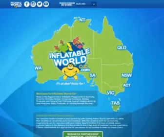 Inflatableworldoz.com.au(Inflatable World Oz) Screenshot