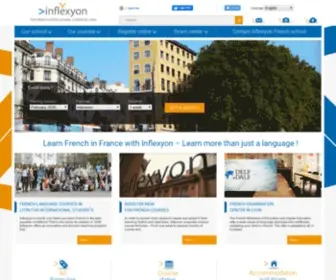 Inflexyon.com(Learn french in France at Inflexyon) Screenshot