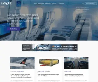 Inflight-Online.com(Publishing and event services for the aerospace industry) Screenshot