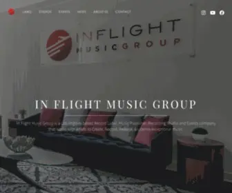 InflightmusicGroup.com(In Flight Music Group) Screenshot