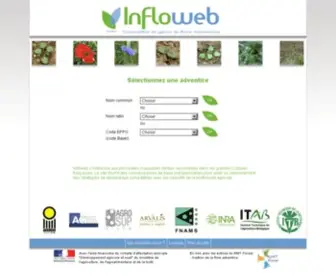 Infloweb.fr(Connaître et gérer la flore adventice) Screenshot