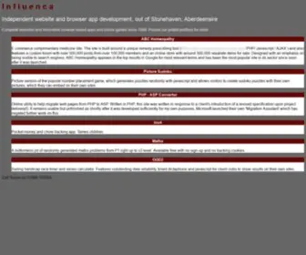 Influenca.co.uk(Influenca Ltd) Screenshot