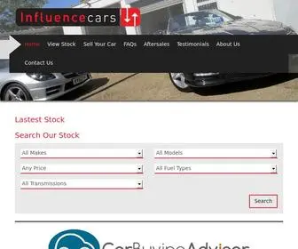 Influencecars.co.uk(About Influence Cars) Screenshot