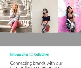 Influencehercollective.com(InfluenceHer Collective) Screenshot