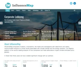 Influencemap.org(Influencemap) Screenshot