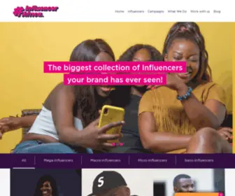 Influencerafrica.com(Influencer Africa) Screenshot