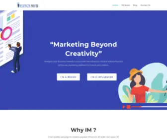 Influencermantra.com(Influencer Mantra) Screenshot