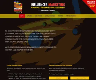 Influencermarketingbook.com(Influencer Marketing) Screenshot