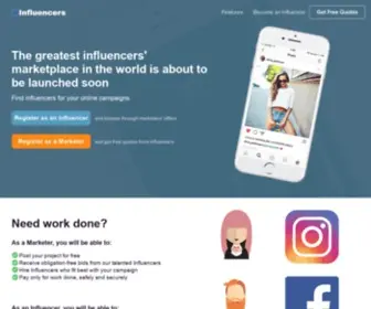 Influencers.com(Influencers) Screenshot