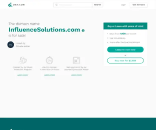 Influencesolutions.com(Influencesolutions) Screenshot