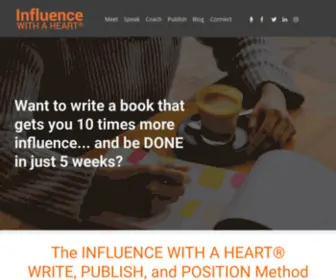 Influencewithaheart.com(Heart®) Screenshot