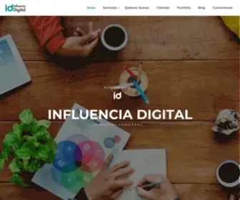 Influenciadigital.com.ar(Bienvenidos a la agencia Influencia Digital) Screenshot