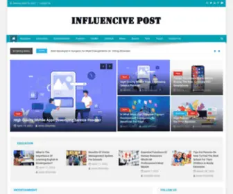 Influencivepost.com(Influencive Post) Screenshot