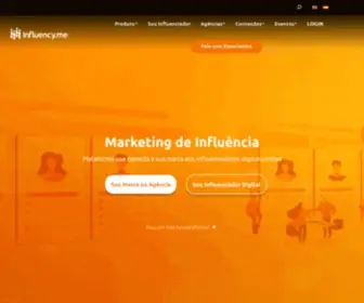 Influency.me(A plataforma de Marketing de Influência (Influencer Marketing)) Screenshot