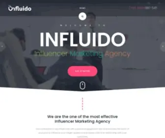 Influido.com(An Influencer Marketing Company) Screenshot