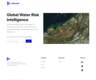 Influunt.ai(Water Risk Intelligence) Screenshot