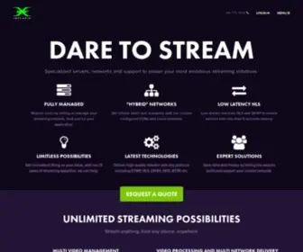 Influxis.com(Streaming Networks) Screenshot