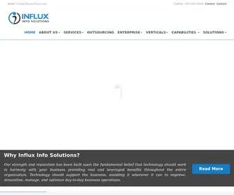 Influxsoftware.com(Influx Info Solutions) Screenshot