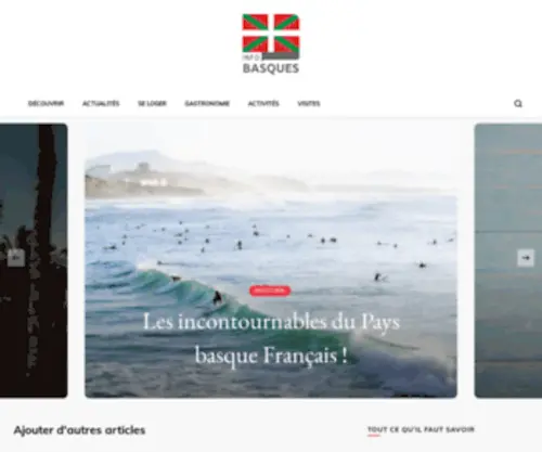 Info-Basques.com(Info basques Tout savoir sur le pays) Screenshot