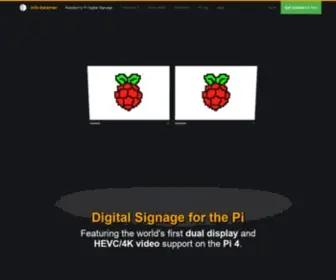 Info-Beamer.com(Digital Signage for the Raspberry Pi) Screenshot