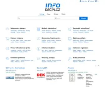 Info-Decin.cz(Vyhledávač pro Děčín a okolí) Screenshot