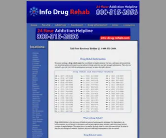 Info-Drug-Rehab.com(Info Drug Rehab) Screenshot