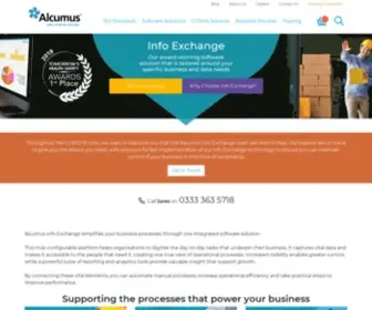 Info-Exchange.com(Alcumus Info Exchange) Screenshot
