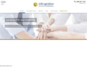 Info-Gestion.com(Just another WordPress site) Screenshot