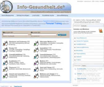 Info-Gesundheit.de(Gesundheit & Medizin) Screenshot