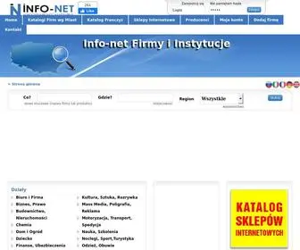 Info-NET.com.pl(Firmy i Instytucje) Screenshot