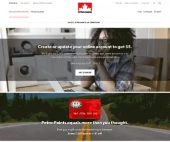 Info-Petrocanada.ca(Petro-Points Program) Screenshot