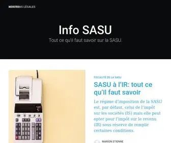 Info-Sasu.com(Info SASU) Screenshot