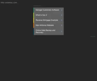 Info-Sistemas.com(マーケティングをちゃんとやれば上手くいく) Screenshot